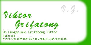 viktor grifatong business card